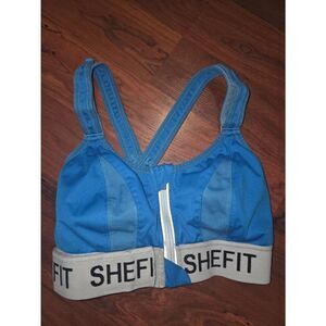 SHEFIT Ultimate Sports Bra High Impact Blue